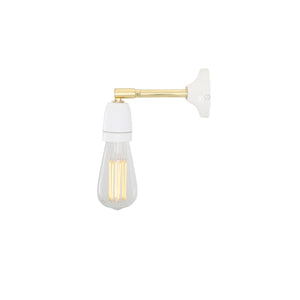 Cabra Wall Light | Black & Brass - View 2