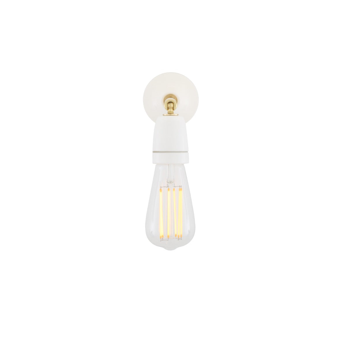 Cabra Wall Light | Black & Brass - View 3