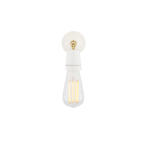 Cabra Wall Light | Black & Brass - View 3