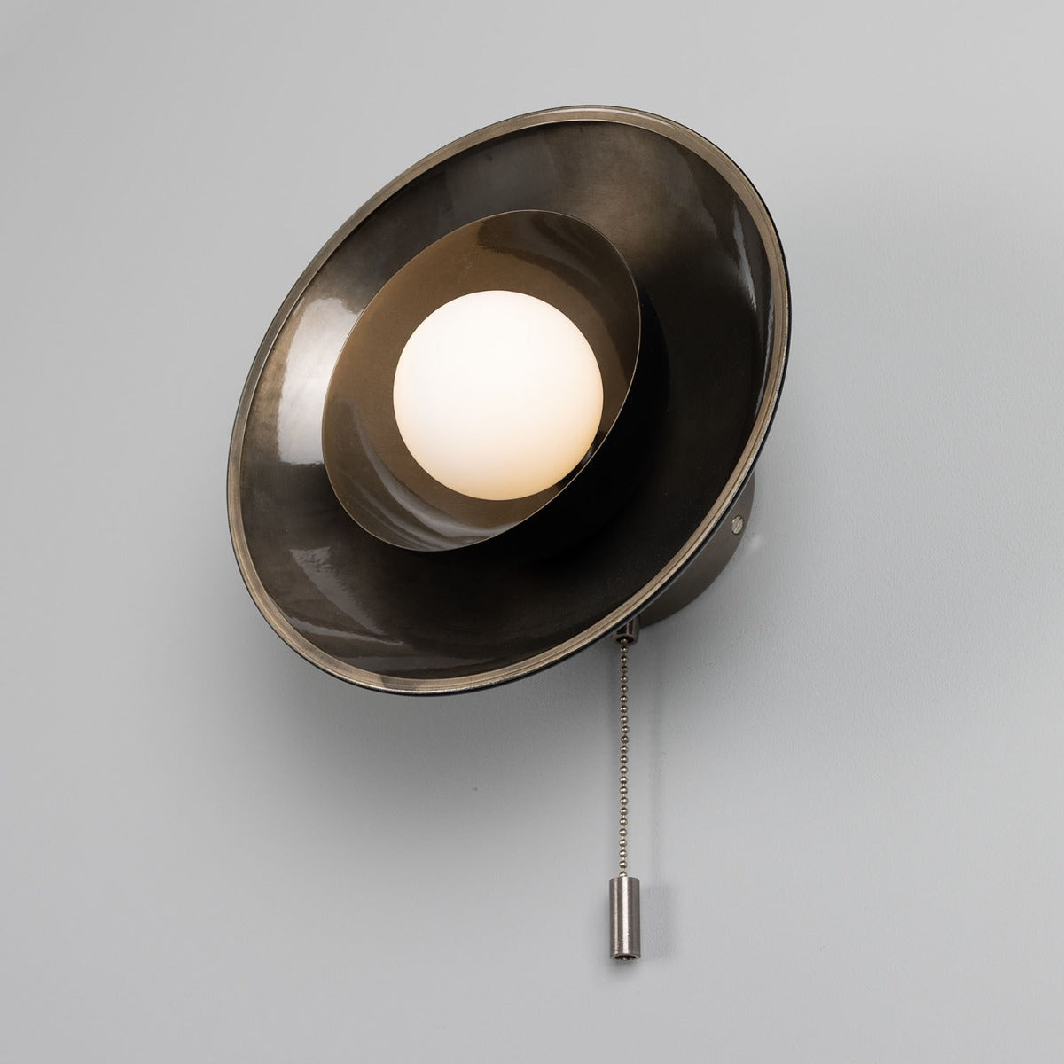Marrakesh Art Deco Wall Light with Pull Chain 25cm IP20