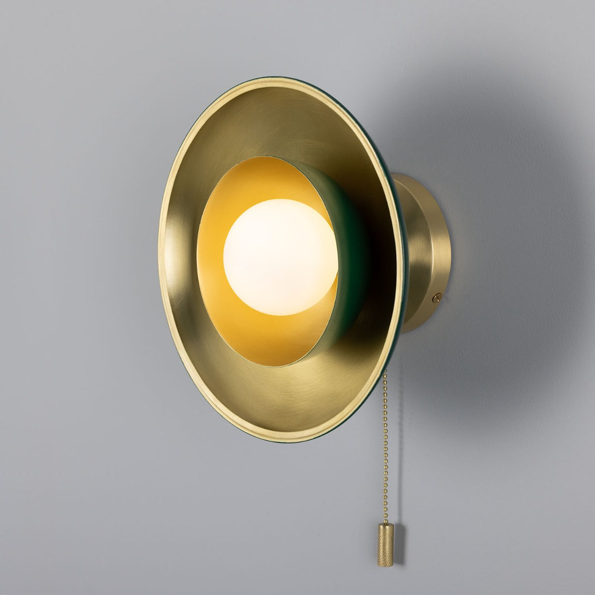 Marrakesh Art Deco Wall Light with Pull Chain 25cm IP20