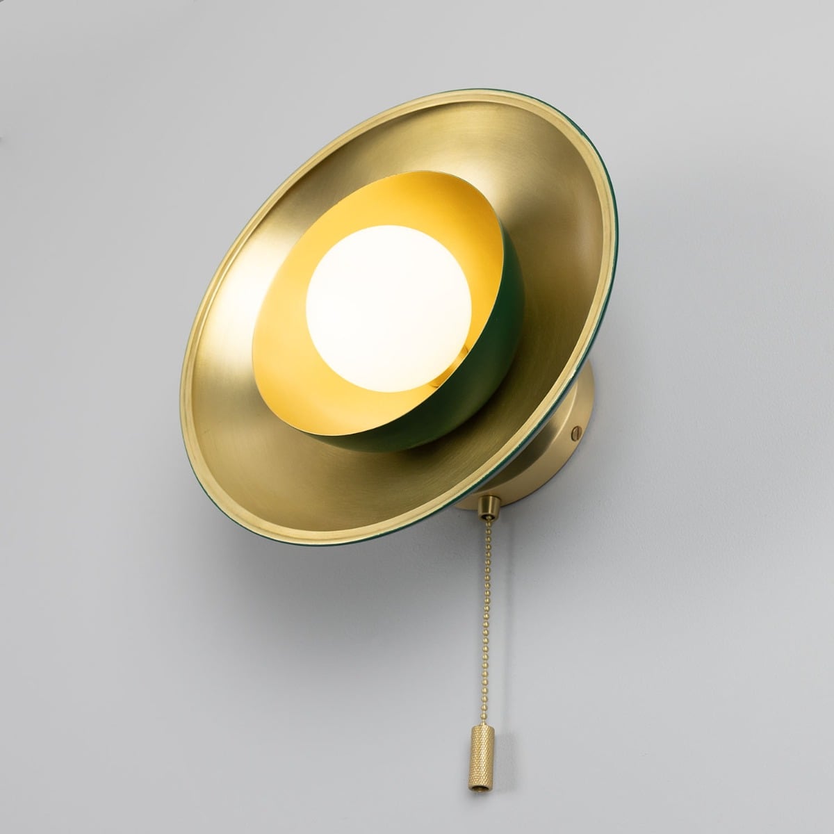 Marrakesh Art Deco Wall Light with Pull Chain 25cm IP20