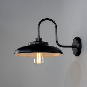 Telal Industrial Brass Factory Swan Neck Wall Light 32cm - View 3