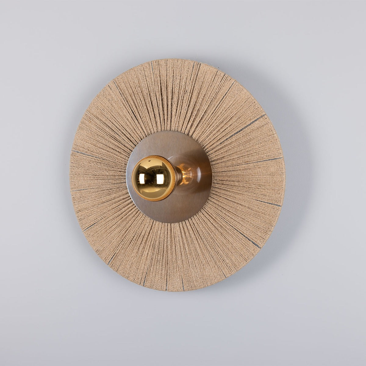 Syracuse Raffia Rope Wall Light 54cm - View 3