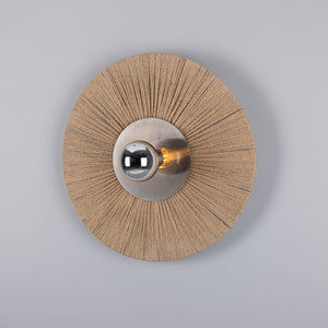 Syracuse Raffia Rope Wall Light 54cm - View 5