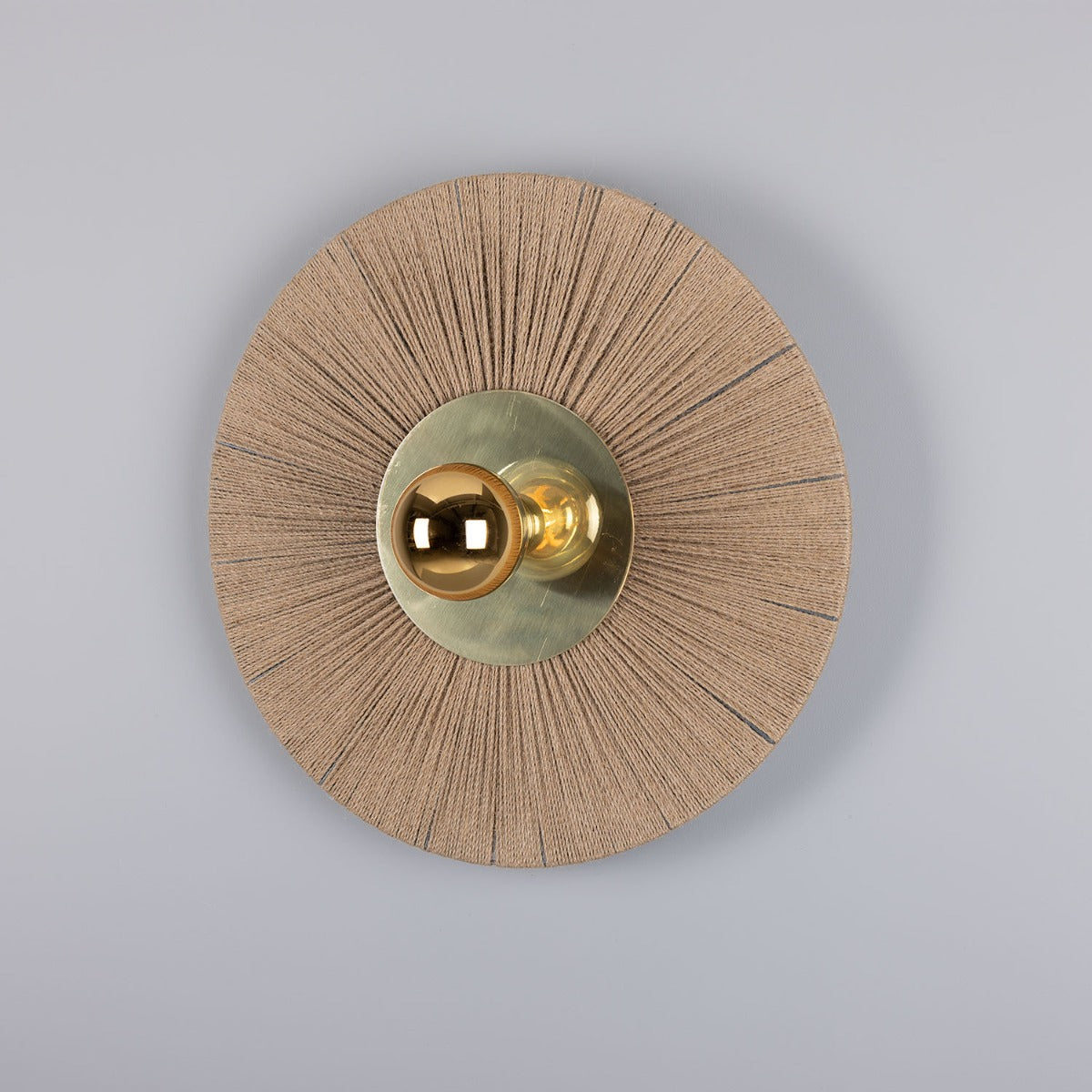 Syracuse Raffia Rope Wall Light 54cm - View 7