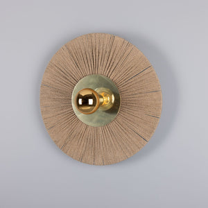 Syracuse Raffia Rope Wall Light 54cm - View 7