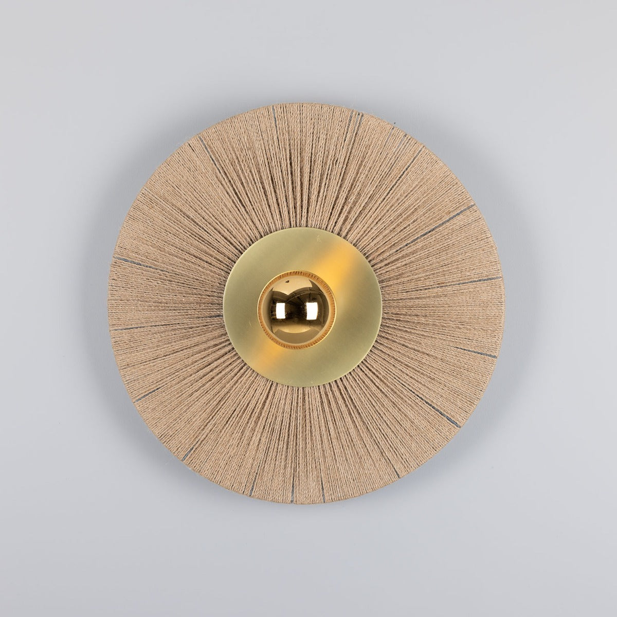 Syracuse Raffia Rope Wall Light 54cm - View 2