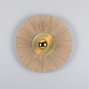 Syracuse Raffia Rope Wall Light 54cm - View 2