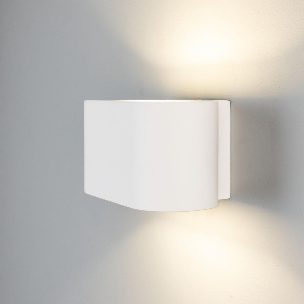 Innsbruck Elliptical Plaster Wall Light 18cm IP20 - Subtle Wear