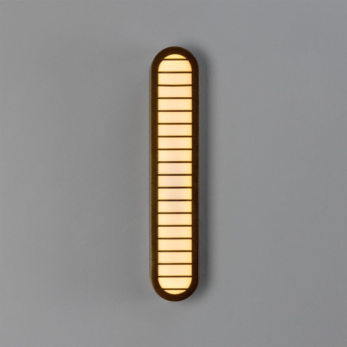 Durban LED Vertical Grille Wall Light 40cm IP20 - View 6