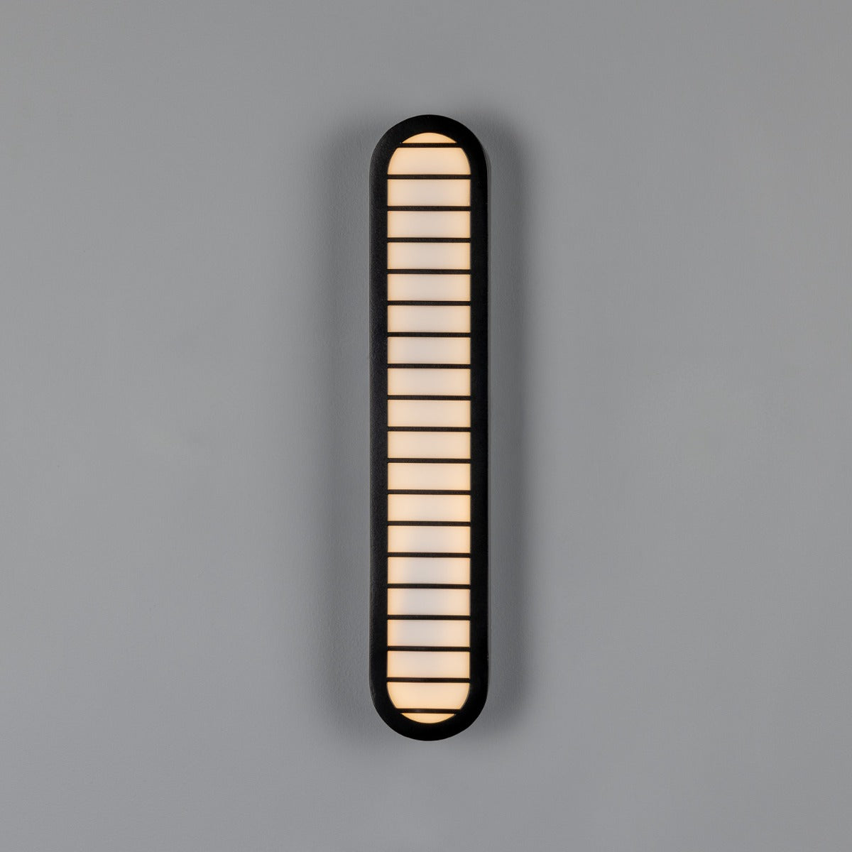 Durban LED Vertical Grille Wall Light 40cm IP20 - View 2