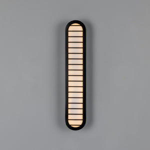 Durban LED Vertical Grille Wall Light 40cm IP20 - View 2