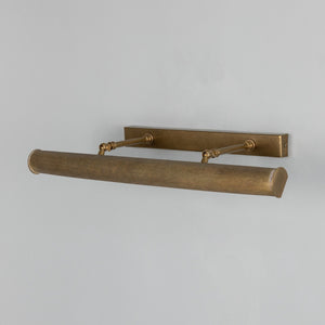 Cambridge Adjustable Reeded Brass Picture Light 60.5cm IP20 - Main View