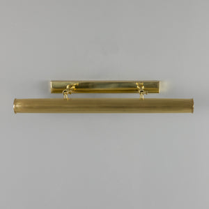 Cambridge Adjustable Reeded Brass Picture Light 60.5cm IP20 - View 9