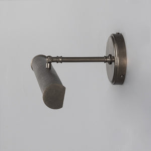 Bilbury Adjustable Reeded Brass Picture Light 35.5cm IP20 - View 7