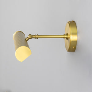 Bilbury Adjustable Reeded Brass Picture Light 35.5cm IP20 - View 14