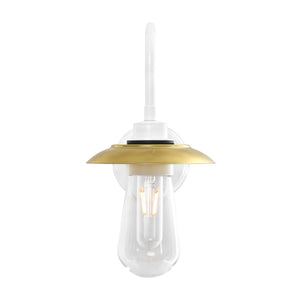 Ren Brass Swan Neck Wall Light IP65 - View 11