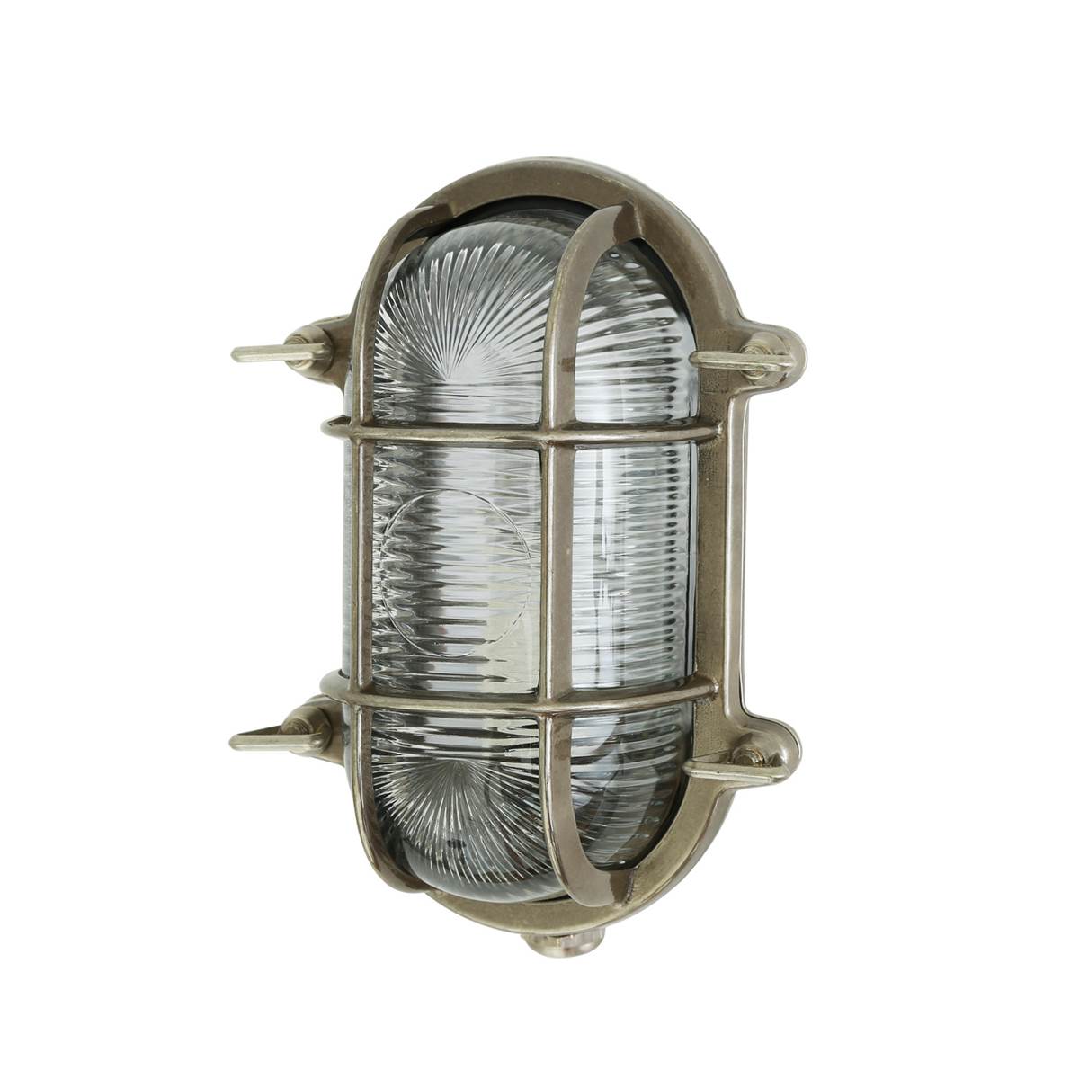 Ruben Small Brass Oval Marine Light 20cm IP64 - View 4