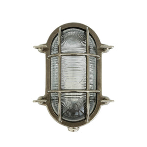 Ruben Small Brass Oval Marine Light 20cm IP64 - View 2