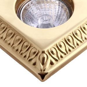 Vaduz Decorative Recessed Spot Light | Polished Brass - View 3