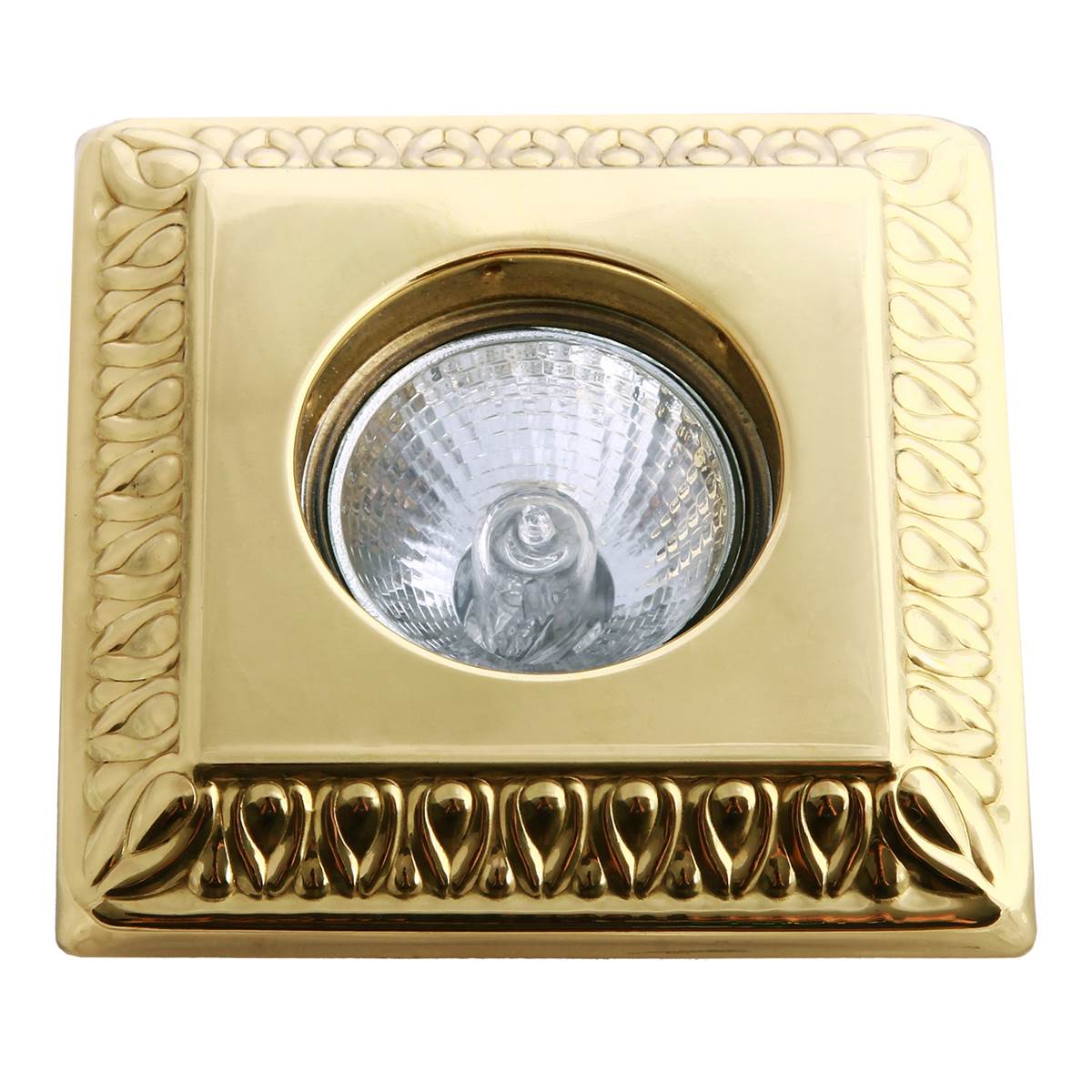 Vaduz Decorative Recessed Spot Light | Polished Brass - View 2
