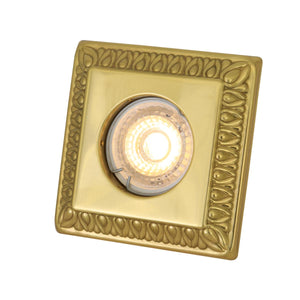 Vaduz Decorative Recessed Spot Light | Polished Brass - View 1
